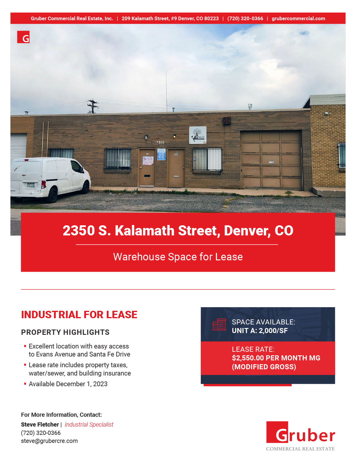 2350 S. Kalamath Street Brochure