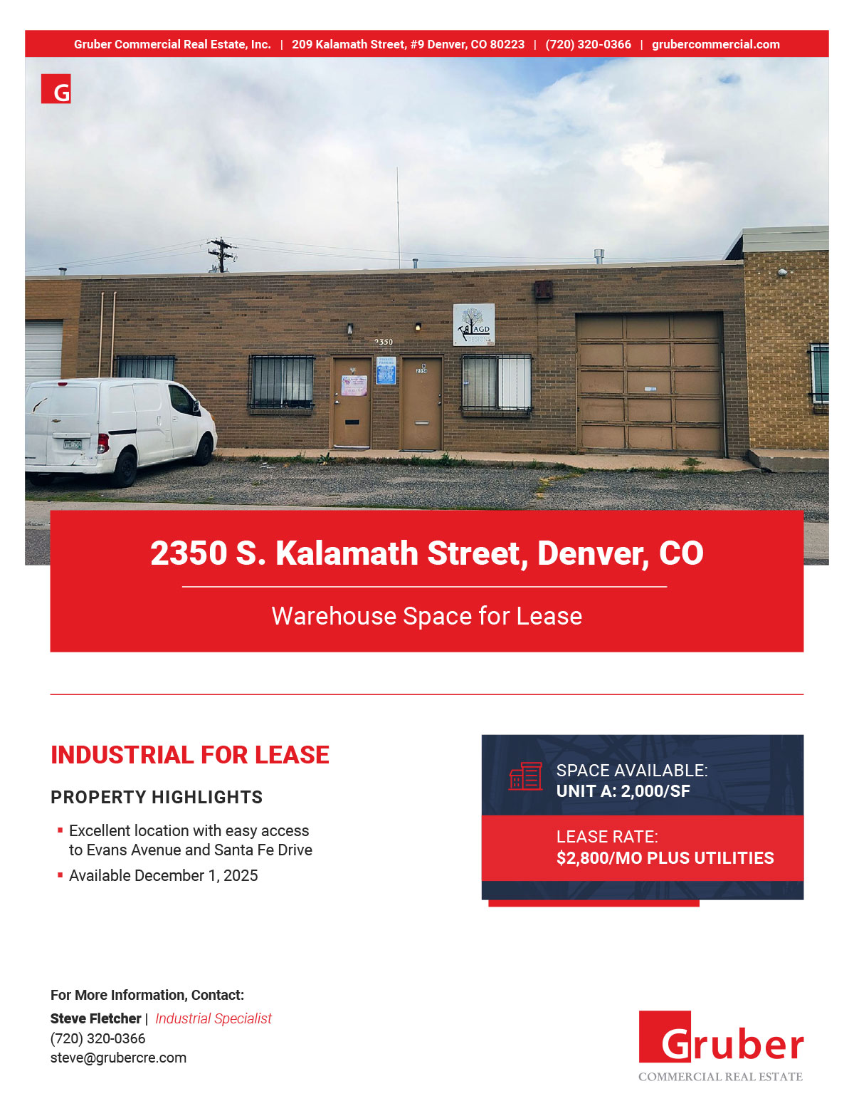 2350 S. Kalamath Street Brochure