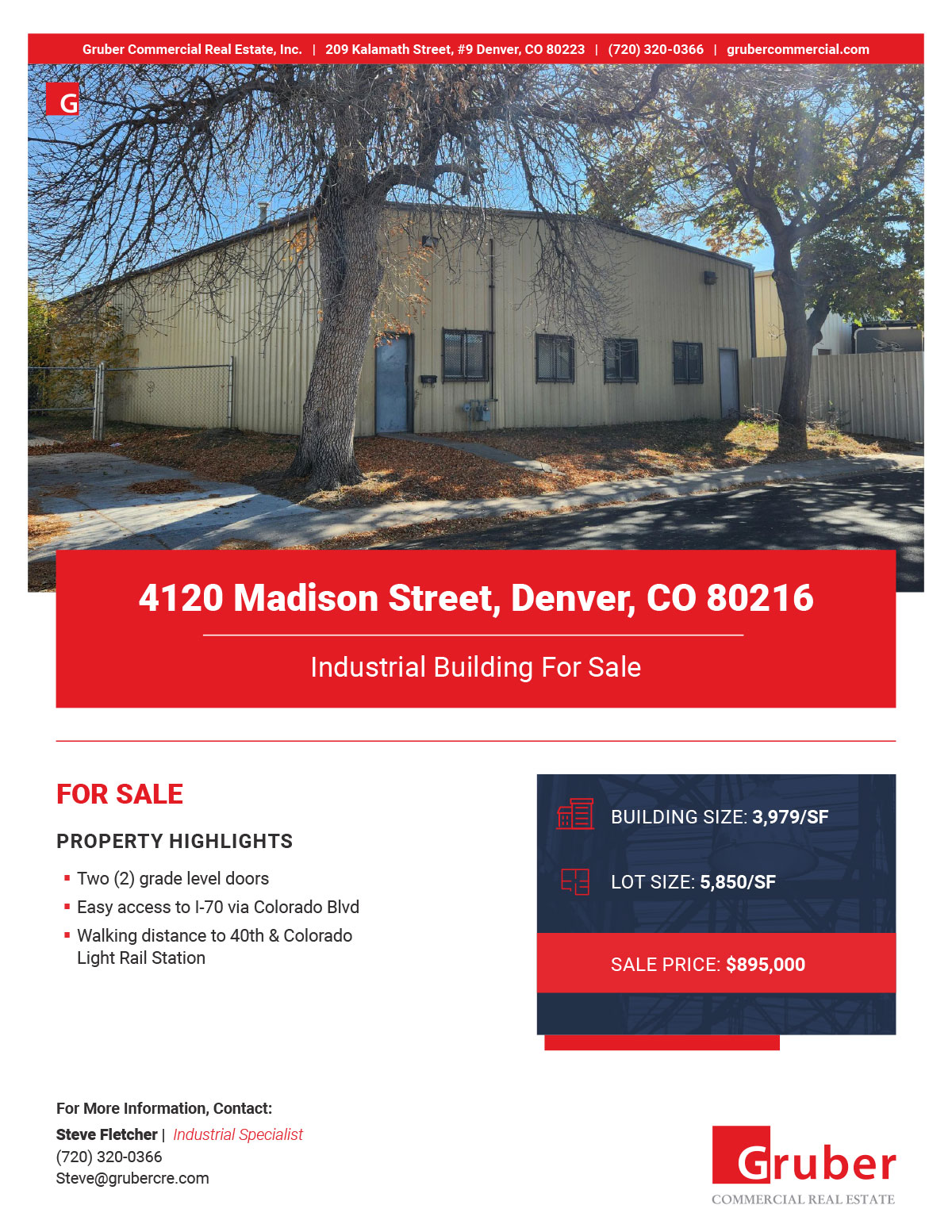 4120 Madison Street, Denver, CO Gruber Commercial Real Estate