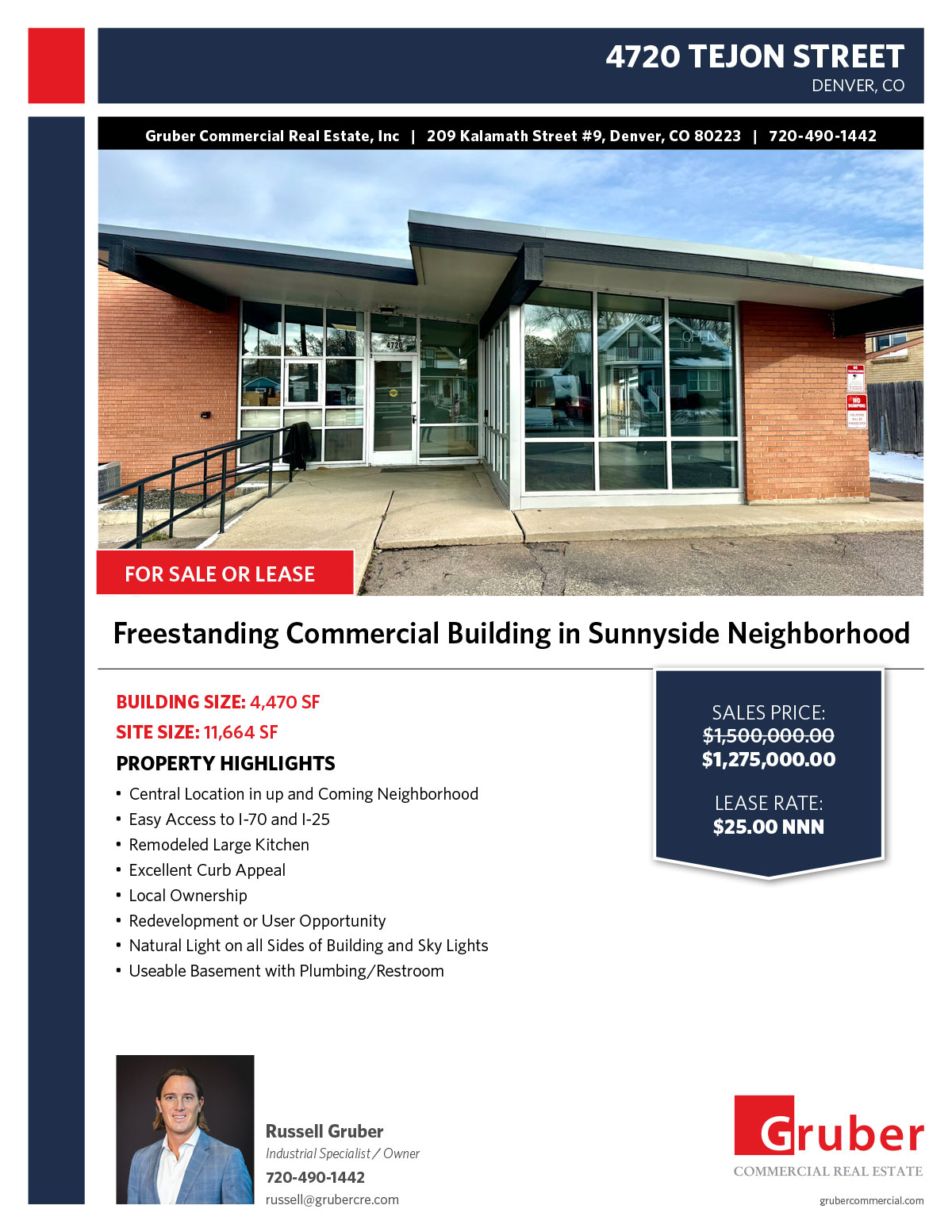 4720 Tejon Street Brochure