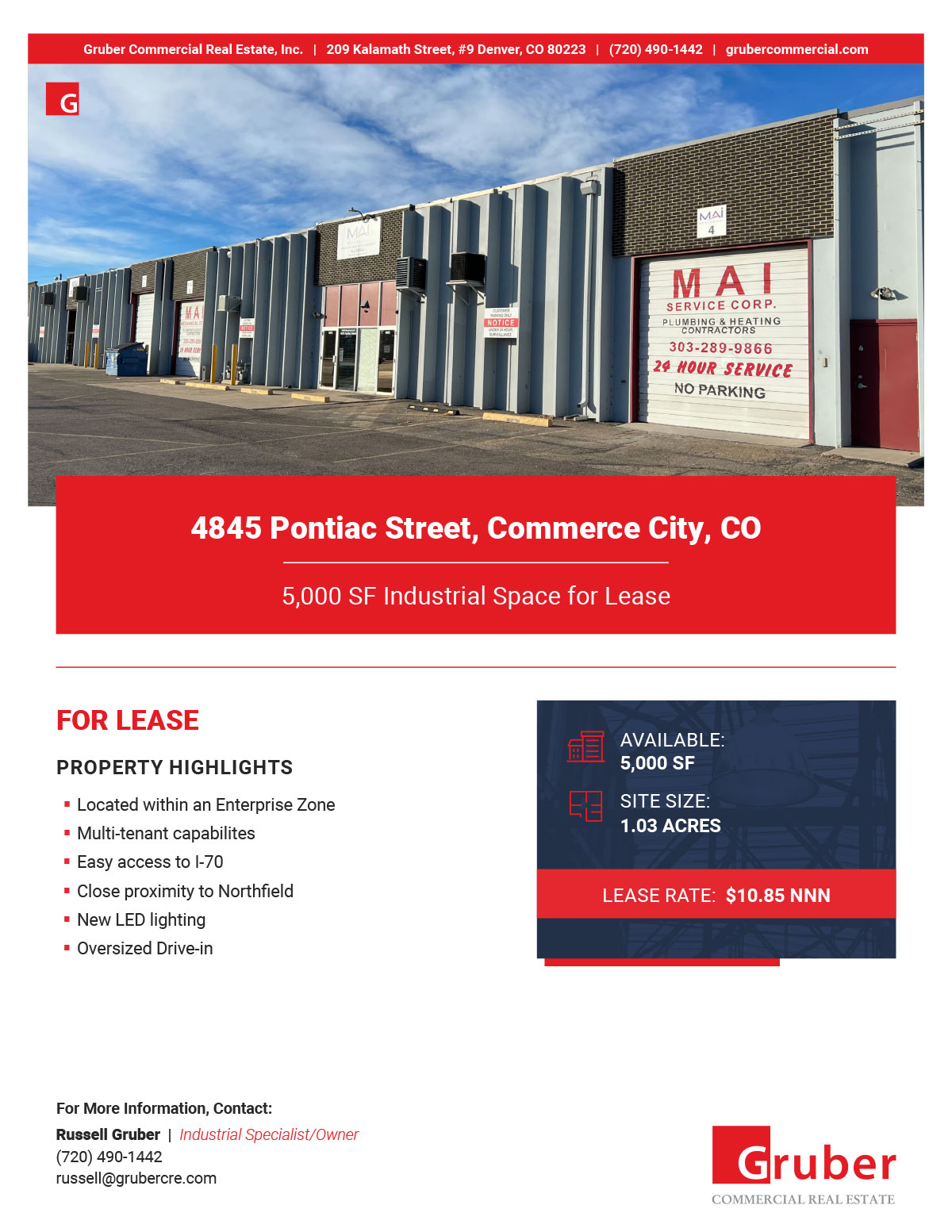 4845 Pontiac Street Brochure