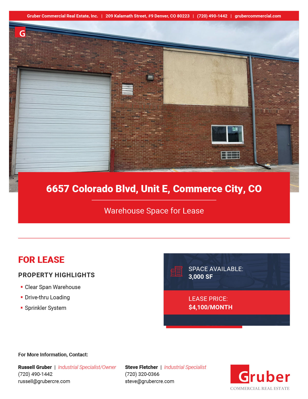 6657 Colorado Blvd, Unit E Brochure