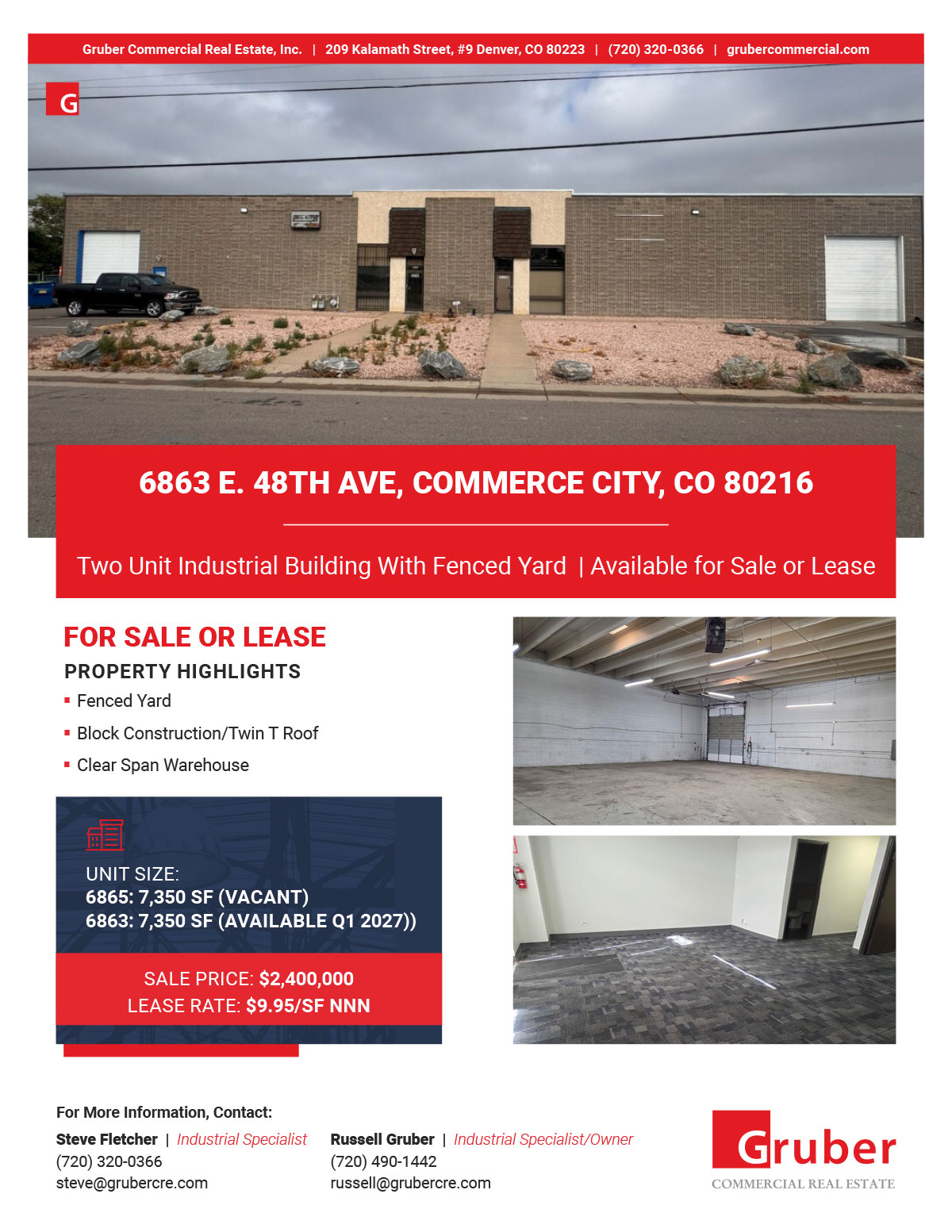 6863 E 48th Ave Brochure